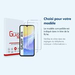 Accessoire ajusté au modèle exact – Verres Trempes X2 Pour Samsung Galaxy A15