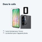 Contenu du colis – Verre Trempe et Protection Camera Arriere Transparent Pour Samsung Galaxy A56