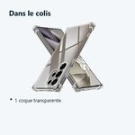 Contenu du colis – Coque Pour Samsung Galaxy S24 Ultra Silicone Transparente Angles Renforces
