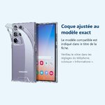 Accessoire ajusté au modèle exact – Coque Silicone Transparente Pour Samsung Galaxy S23 Ultra 5G