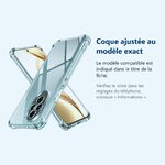 Accessoire ajusté au modèle exact – Coque Silicone Transparente Angles Renforces Pour Honor 200 5G