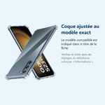 Accessoire ajusté au modèle exact – Coque Silicone Transparente Angles Renforces Pour Samsung Galaxy S23 Plus 5G