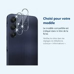 Accessoire ajusté au modèle exact – Verres Protection Camera Arriere Transparent X2 Pour Samsung Galaxy A16