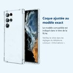 Accessoire ajusté au modèle exact – Coque antichoc pour Samsung Galaxy S22 Ultra (6,8 pouces)