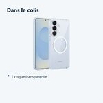 Contenu du colis – Coque de Protection Transparente Compatible Magsafe Pour Samsung S26