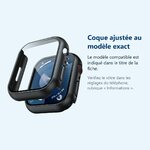 Accessoire ajusté au modèle exact – Coque de protection rigide pour Apple Watch 41mm Couleur Noir