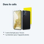 Contenu du colis – Verre Trempe et Protection Camera Arriere Transparent Pour Samsung Galaxy S22 Plus