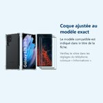 Accessoire ajusté au modèle exact – Coque Silicone Transparente Angles Renforces + 2 Verres Trempes Pour Samsung Galaxy S22 U