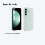 Contenu du colis – Coque Silicone Transparente Pour Samsung Galaxy S23 FE