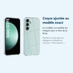 Accessoire ajusté au modèle exact – Coque Silicone Transparente Pour Samsung Galaxy S23 FE