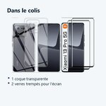 Contenu du colis – Coque Silicone Transparente + 2 Verres Trempes Pour Xiaomi 13 Pro