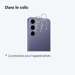 Contenu du colis – Verres Protection Camera Arriere Transparent X2 Pour Samsung Galaxy S24 Plus