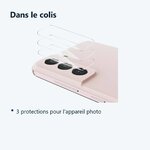 Contenu du colis – Verres Protection Camera Arriere Transparent X3 Pour Samsung Galaxy S22
