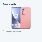 Contenu du colis – Coque Silicone Rose Pour Xiaomi 12 Pro