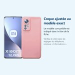 Accessoire ajusté au modèle exact – Coque Silicone Rose Pour Xiaomi 12 Pro