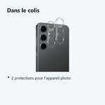 Contenu du colis – Verres Protection Camera Arriere Transparent X2 Pour Samsung Galaxy S24