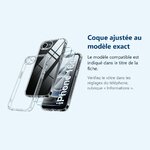 Accessoire ajusté au modèle exact – Coque Silicone Transparente + 2 Verres Trempes Pour iPhone 16e