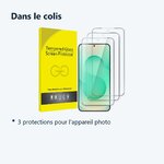 Contenu du colis – Verres Protection Camera Arriere X3 Pour Samsung Galaxy S25 Plus