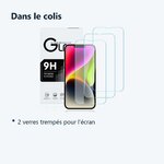 Contenu du colis – Verres Trempes X3 Pour iPhone 13 / iPhone 13 Pro