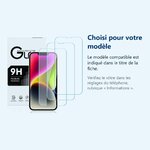 Accessoire ajusté au modèle exact – Verres Trempes X3 Pour iPhone 13 / iPhone 13 Pro