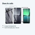 Contenu du colis – Coque Silicone Transparente + Verre Trempe Pour Xiaomi 13 Pro