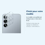 Accessoire ajusté au modèle exact – Verres Protection Camera Arriere Transparent X3 Pour Samsung Galaxy S25