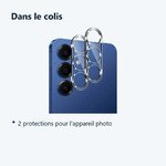 Contenu du colis – Verres Protection Camera Arriere Transparent X2 Pour Samsung Galaxy S25