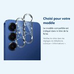 Accessoire ajusté au modèle exact – Verres Protection Camera Arriere Transparent X2 Pour Samsung Galaxy S25