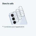 Contenu du colis – Verres Protection Camera Arriere Transparent X3 Pour Samsung Galaxy A35