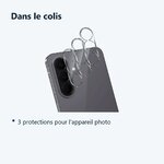 Contenu du colis – Verres Protection Camera Arriere Transparent X3 Pour Samsung Galaxy A37