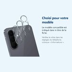 Accessoire ajusté au modèle exact – Verres Protection Camera Arriere Transparent X3 Pour Samsung Galaxy A37