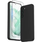 coque-noir-silicone-verre-trempe-samsung-s23-little-boutik
