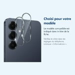 Accessoire ajusté au modèle exact – Verres Protection Camera Arriere Transparent X2 Pour Samsung Galaxy S26
