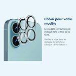Accessoire ajusté au modèle exact – Verres Protection Camera Arriere Transparent X2 Pour iPhone 17