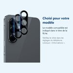 Accessoire ajusté au modèle exact – Verres Protection Camera Arriere Transparent X2 Pour Samsung Galaxy A36