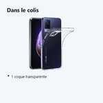 Contenu du colis – Coque Silicone Transparente Pour Vivo V21 5G