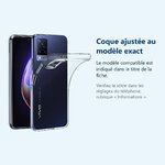 Accessoire ajusté au modèle exact – Coque Silicone Transparente Pour Vivo V21 5G