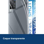 Vue de détail – Coque Silicone Transparente Pour Vivo X60 Pro 5G