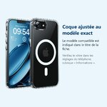 Accessoire ajusté au modèle exact – Coque Silicone Transparente Compatible Magsafe Pour iPhone 17e