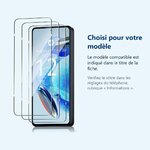 Accessoire ajusté au modèle exact – Verres Trempes X3 Pour Xiaomi Redmi Note 12 Pro