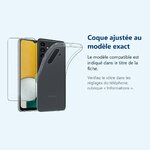 Accessoire ajusté au modèle exact – Coque Silicone Transparente + Verre Trempe Pour Samsung A13 5G