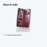 Contenu du colis – Coque Silicone Transparente Pour iPhone 18 Pro Max