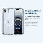 Accessoire ajusté au modèle exact – Coque Silicone Transparente Compatible Magsafe Pour iPhone 16e