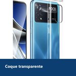 Vue de détail – Coque Silicone Transparente + Verre Trempe Pour Poco X4 Pro 5G