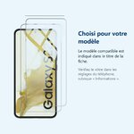 Accessoire ajusté au modèle exact – Verres Trempes X2 Pour Samsung Galaxy S22 Plus 5G