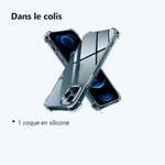 Contenu du colis – Coque Silicone Angles Renforces Pour Apple iPhone 12 Pro Max