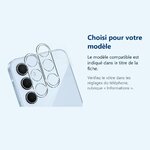 Accessoire ajusté au modèle exact – Verres Protection Camera Arriere Transparent X2 Pour Samsung Galaxy A35