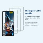 Accessoire ajusté au modèle exact – Verres Trempes X3 Pour Poco X5 Pro 5G