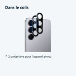 Contenu du colis – Verres Protection Camera Arriere X2 Pour Samsung Galaxy S25