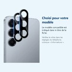 Accessoire ajusté au modèle exact – Verres Protection Camera Arriere X2 Pour Samsung Galaxy S25